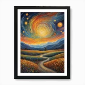 Starry Night 104 Art Print