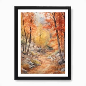 Autumn Forest Landscape The Ziarat Juniper Forest Pakistan Art Print