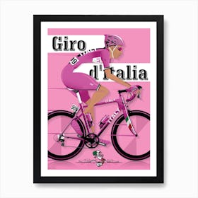 Giro Grand Cycling Tour Art Print