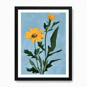 Yellow Daisy Art Print