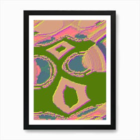 Pixel Art 3 Art Print