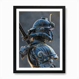 Stormtropper As A Vintagepunk Samurai 05 Art Print