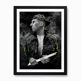 Travis Barker Art Print