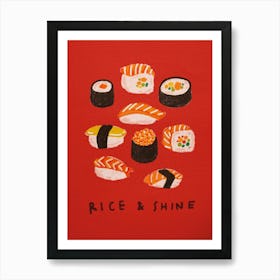 Rice And Shine 1 Art Print