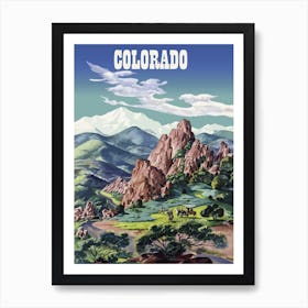 Colorado Mountain, USA Art Print