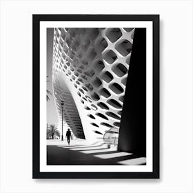 Seville, Spain, Photography In Black And White 1 Art Print