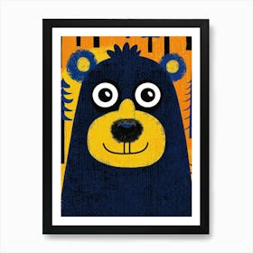 Bear In The Woods Art Print