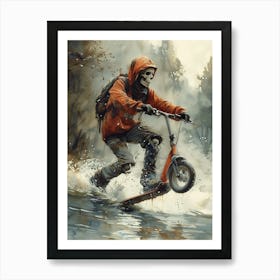 Skateboarder 1 Art Print