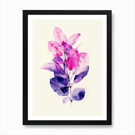 Purple Plant Art Print