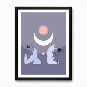 Moon Power Art Print