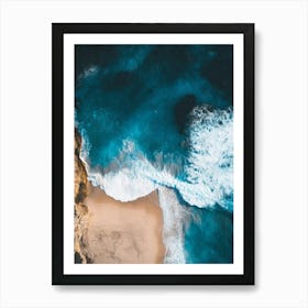 Aerial View Of The Ocean 7 Art Print