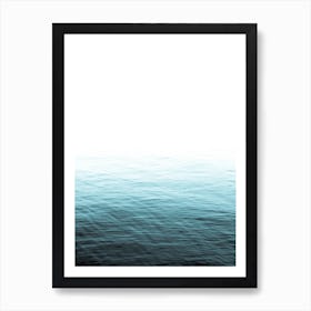 Vast Blue Ocean Art Print