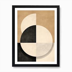 Alexey Hrom Mid Century Minimalist Neutral Colours Modern Semi Art Print