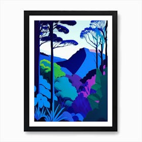 Blue Mountains National Park Australia Pop MatisseII Art Print