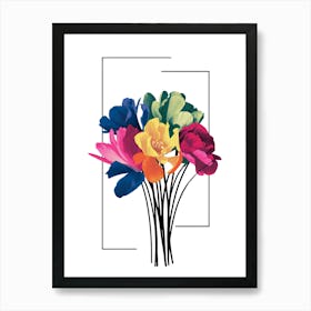 Bouquet Of Flowers 4 Art Print