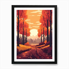 Autumn Landscape 1 Art Print