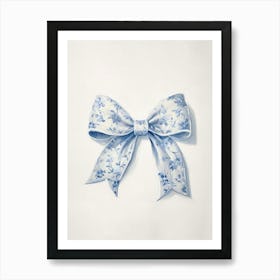 chinoiserie bow Art Print