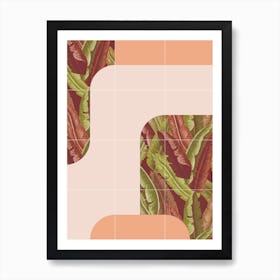 Mid Century Tropical Style Art Print