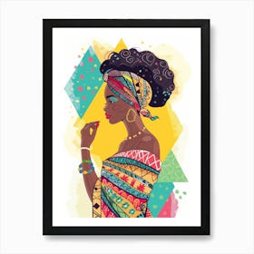 African Woman 216 Art Print