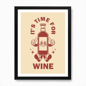 Retro Wall Art Vintage Decor Retro Cartoon Printable Art Retro Vintage Wall Art Wine Trendy Retro Poster Art Print