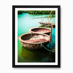 River Coracles Vietnam Poster