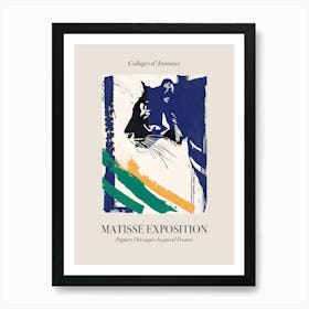 Tiger 3 Matisse Inspired Exposition Animals Poster Art Print