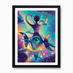 Psychedelic Painting 11 Art Print