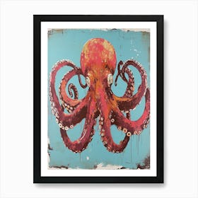 Vintage Photo Style Octopus 2 Art Print