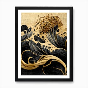 Great Waves Traditional Japanese Art Print