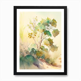 Poison Ivy In Desert Landscape Pop Art 1 Art Print