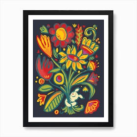 Flowers For You Art Print