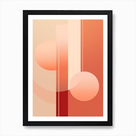 Minimalistic Abstract Geometry 9 Art Print