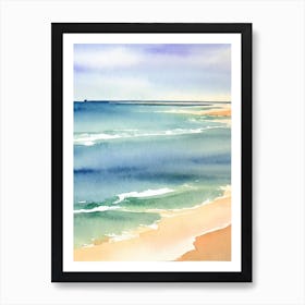 Cromer Beach, Norfolk Watercolour Art Print