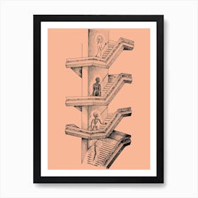 Chaos Is A Stairway Art Print