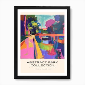 Abstract Park Collection Poster Crystal Palace Park London 3 Art Print