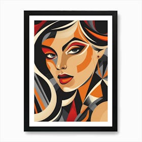 Abstract Woman 8 Art Print