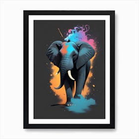 Elephant Art Art Print