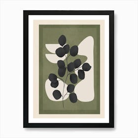 Minimalist Abstract Art Branch 2 Art Print