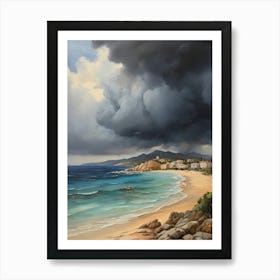 Stormy Seas.12 Art Print