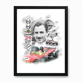 Graham Hill 1 Art Print