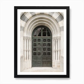 Old Door In Nice, France Art Print