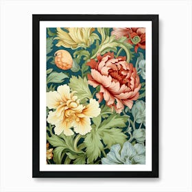 Floral Wallpaper 81 Art Print