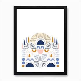 Nordic Rainbows Art Print