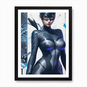 Catwoman (Fashion Expose) Art Print