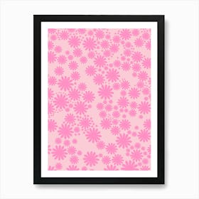 Daisy Garden | 04 - Pink Art Print