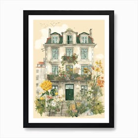 House Of Flowers Lisbon 3 Art Print