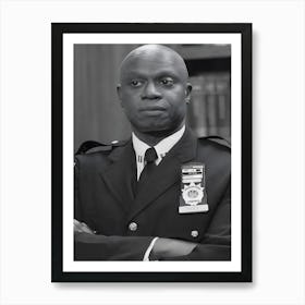 Captain Raymond Holt Art Print