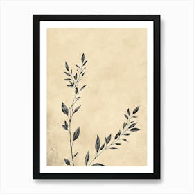 Dubai Flower Market Boho Minimalist Style Poster