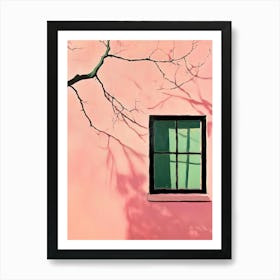 Pink House Art Print