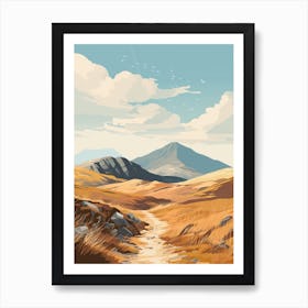 West Highland Way Ireland 3 Hiking Trail Landscape Art Print
